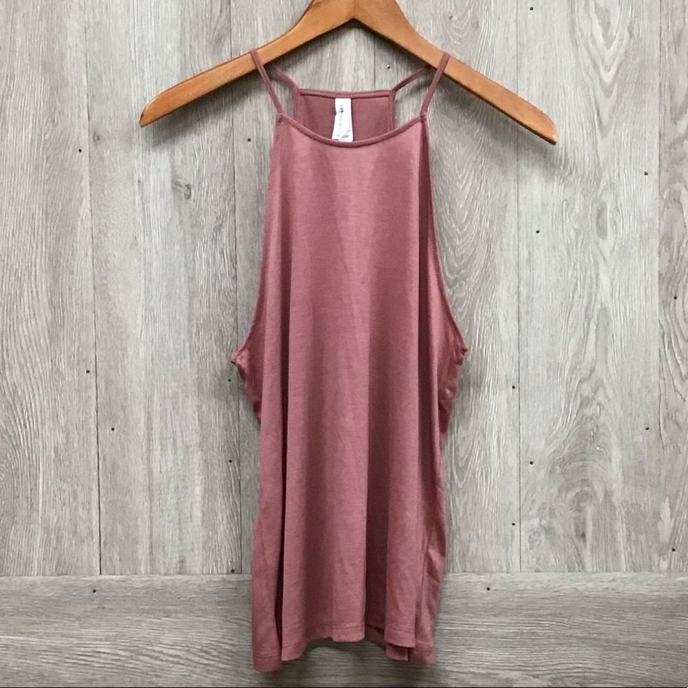 Back2Basics Boutique Halter Mauve Top BB34